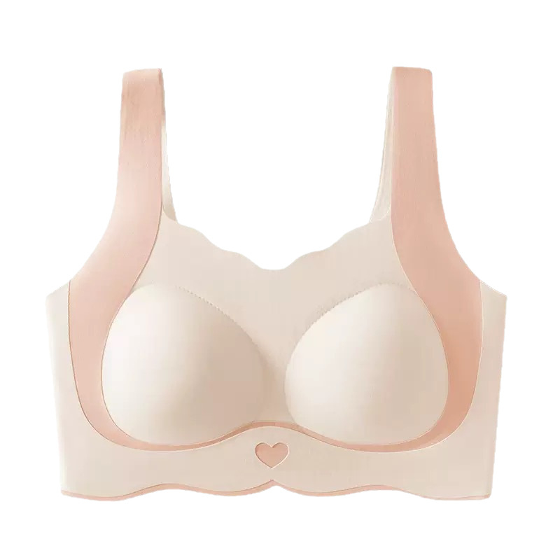 Bustier din nylon, fără cusături, într-o singură piesă, cu cupe subțiri modelate, cupă completă, pentru adolescenți 13–18 ani, primăvara 2025.