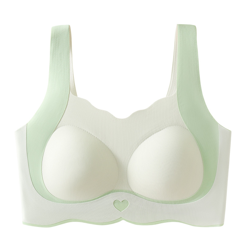 Bustier din nylon, fără cusături, într-o singură piesă, cu cupe subțiri modelate, cupă completă, pentru adolescenți 13–18 ani, primăvara 2025.