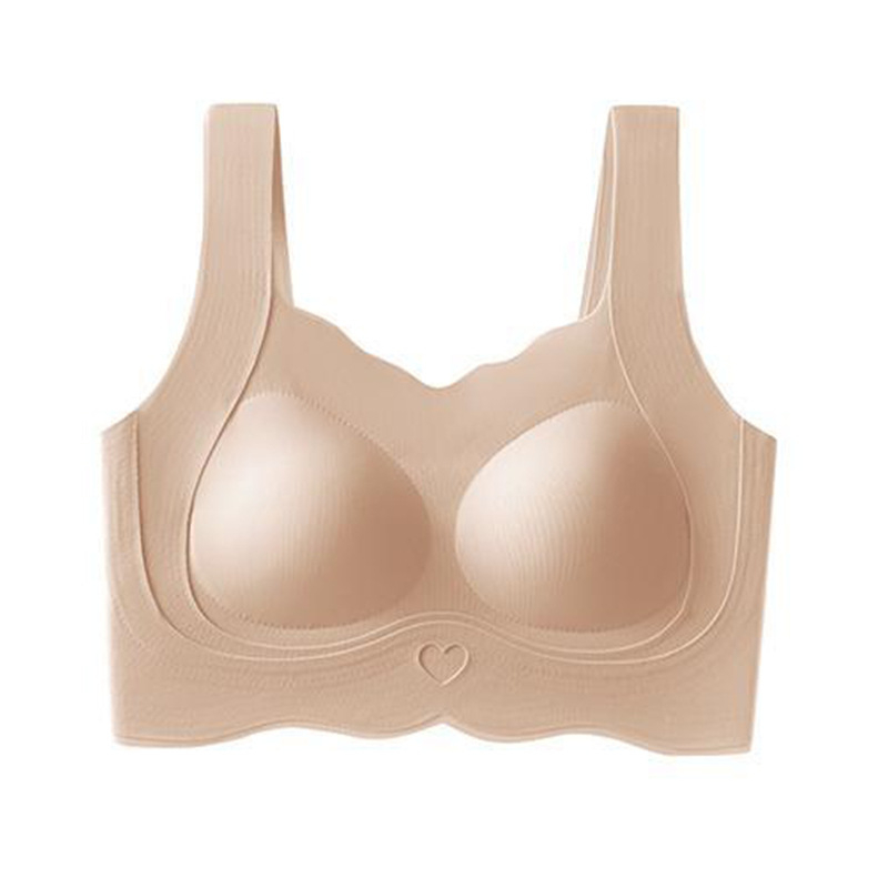 Bustier din nylon, fără cusături, într-o singură piesă, cu cupe subțiri modelate, cupă completă, pentru adolescenți 13–18 ani, primăvara 2025.
