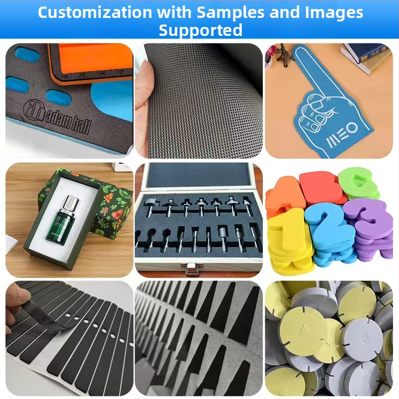 EVA hablap rekvizit cosplayhoz nyomtatással, sűrűség 30 kg/m³, csomagolási bélés testreszabás