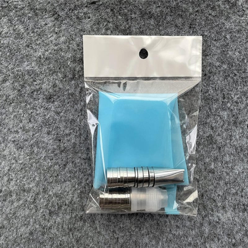 Комплект дюзи за шприцване от неръждаема стомана, 12–50 части, за декориране с пош и печене