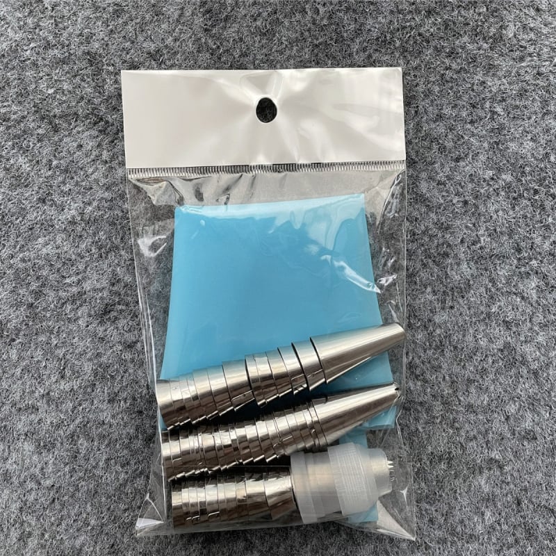 Комплект дюзи за шприцване от неръждаема стомана, 12–50 части, за декориране с пош и печене