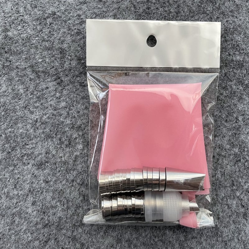 Комплект дюзи за шприцване от неръждаема стомана, 12–50 части, за декориране с пош и печене