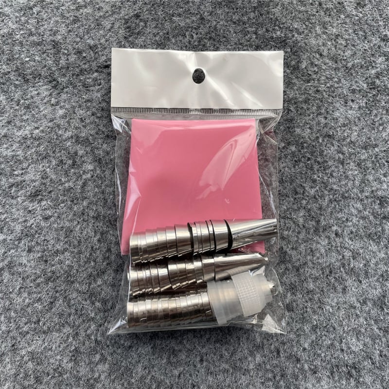 Комплект дюзи за шприцване от неръждаема стомана, 12–50 части, за декориране с пош и печене