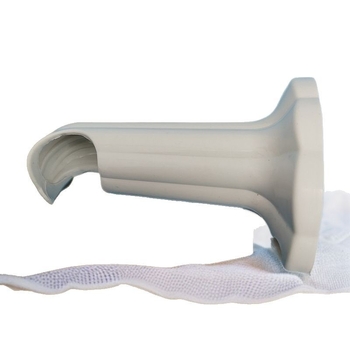 Plastični držač zavjesa za rimski štap, baza nosač za montažu na strop ili bočnu stranu, fiksni okvir s kukom za zid, proširena verzija