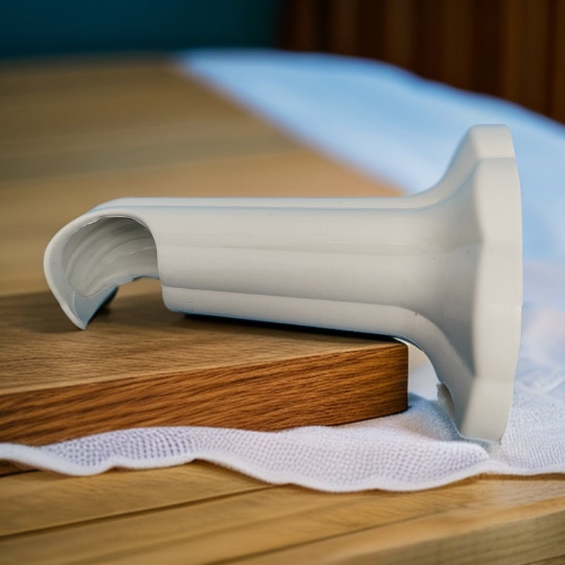 Plastični držač zavjesa za rimski štap, baza nosač za montažu na strop ili bočnu stranu, fiksni okvir s kukom za zid, proširena verzija