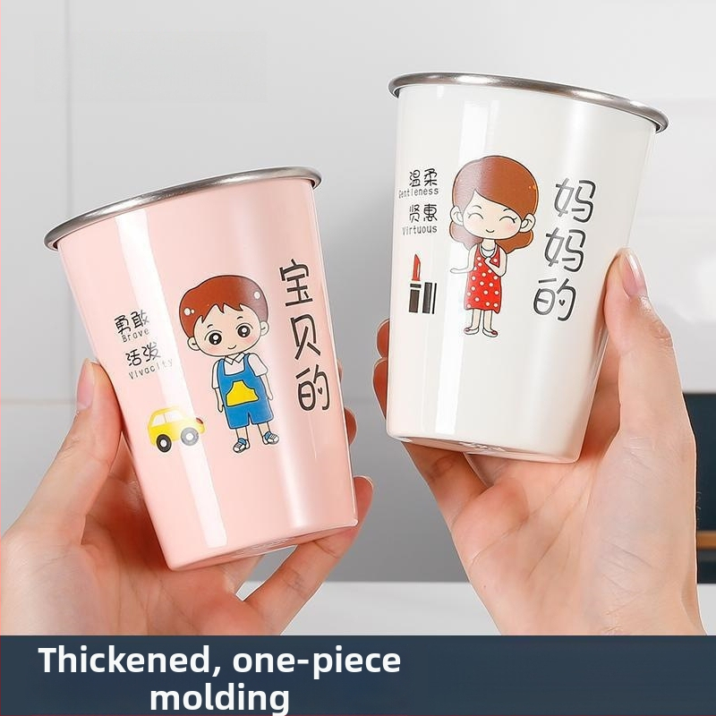 Čašica za četkice za zube, zidna, za obitelj, materijal: svila