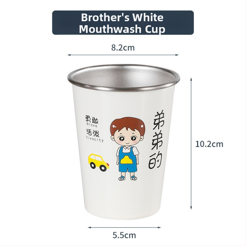 Čašica za četkice za zube, zidna, za obitelj, materijal: svila