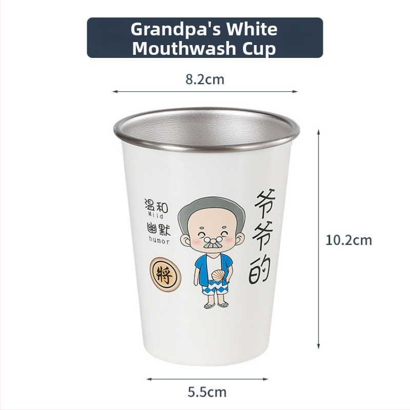 Čašica za četkice za zube, zidna, za obitelj, materijal: svila