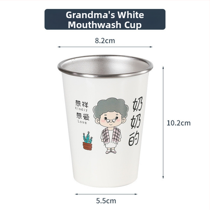 Čašica za četkice za zube, zidna, za obitelj, materijal: svila