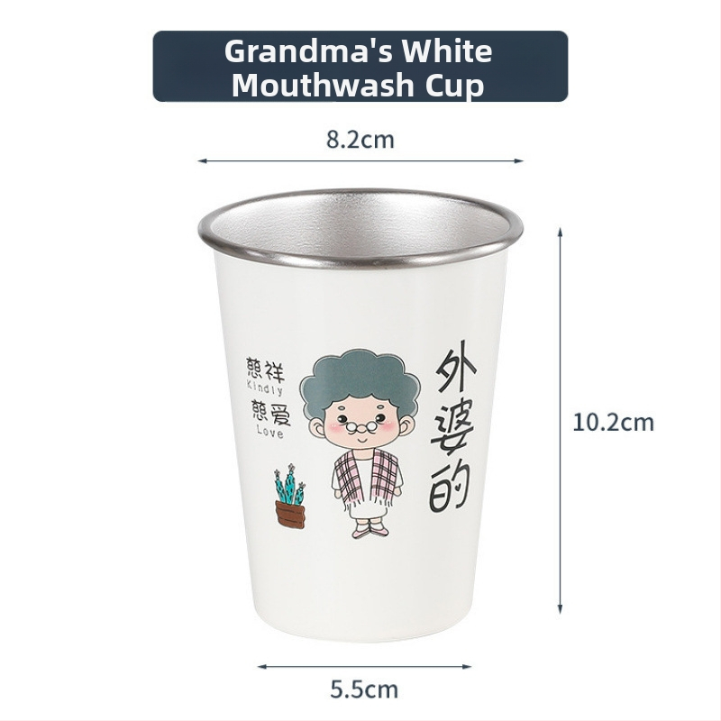 Čašica za četkice za zube, zidna, za obitelj, materijal: svila