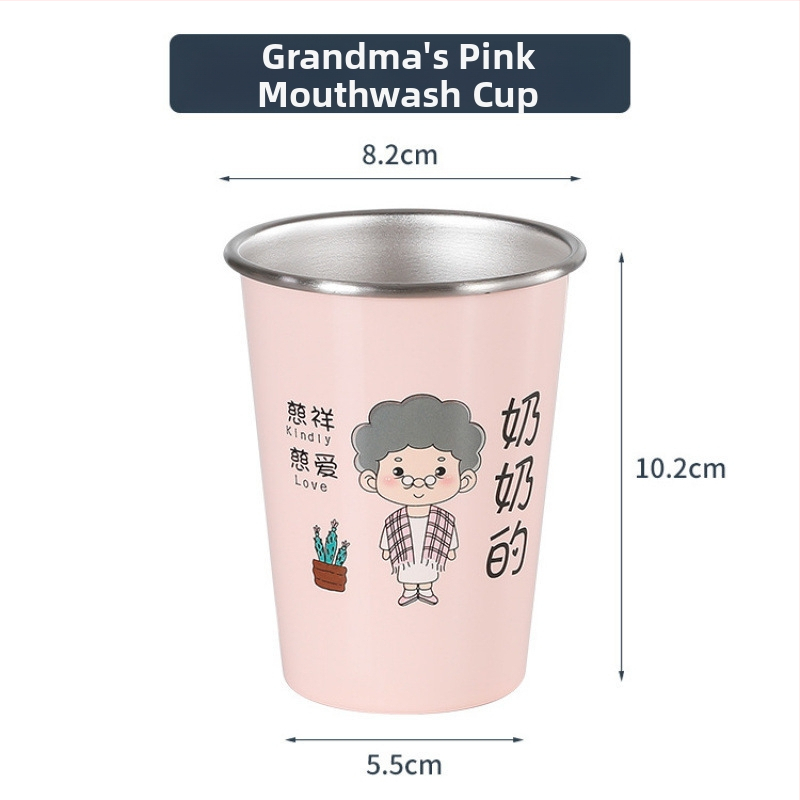 Čašica za četkice za zube, zidna, za obitelj, materijal: svila