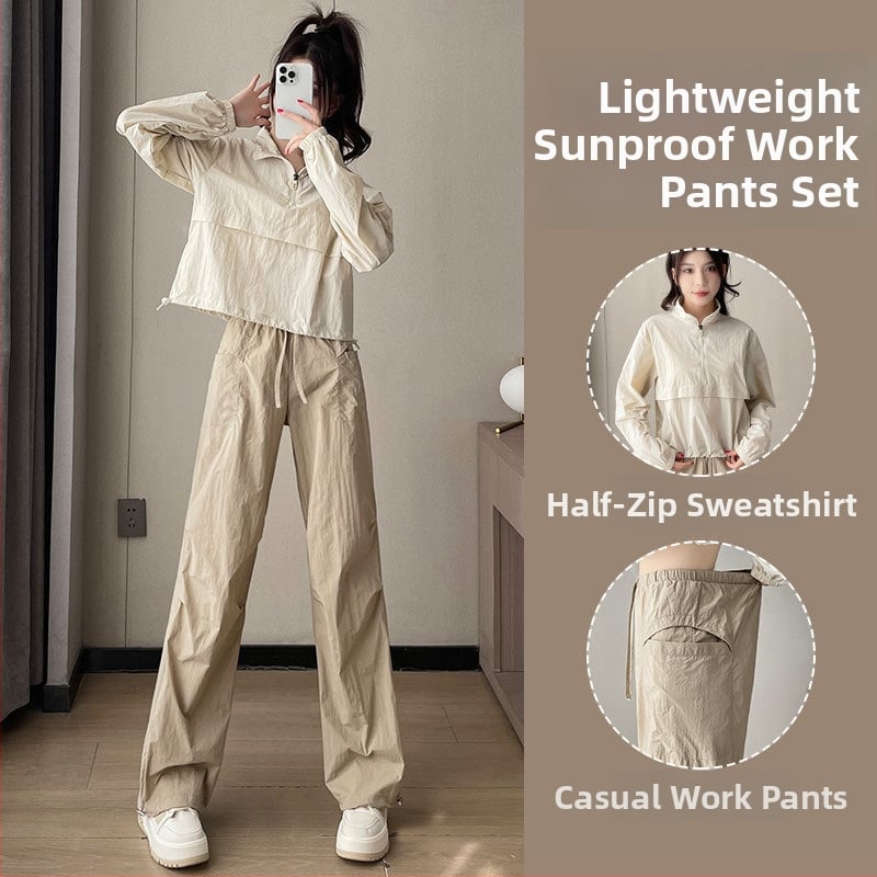 Set casual de lucru pentru femei – Toamnă 2024, țesătură poliester, compoziție principală: nailon 95%+, mâneci lungi, croială lejeră, stil casual, potrivit pentru badminton, tenis și volei