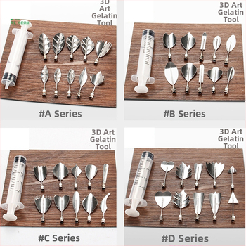 Dužica za ukrašavanje od nehrđajućeg čelika – neobičnog oblika, alat za ukrašavanje pekarskih proizvoda