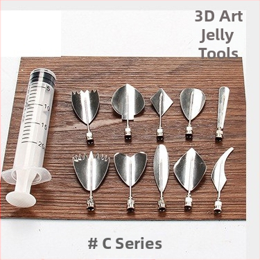 Dužica za ukrašavanje od nehrđajućeg čelika – neobičnog oblika, alat za ukrašavanje pekarskih proizvoda