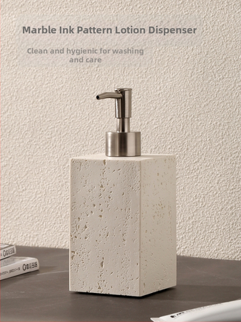 Pumpa boca inspirirana travertinom za hotelske toaletne potrepštine — putna bočica za dezinfekciju ruku, losion, šampon i gel za tuširanje