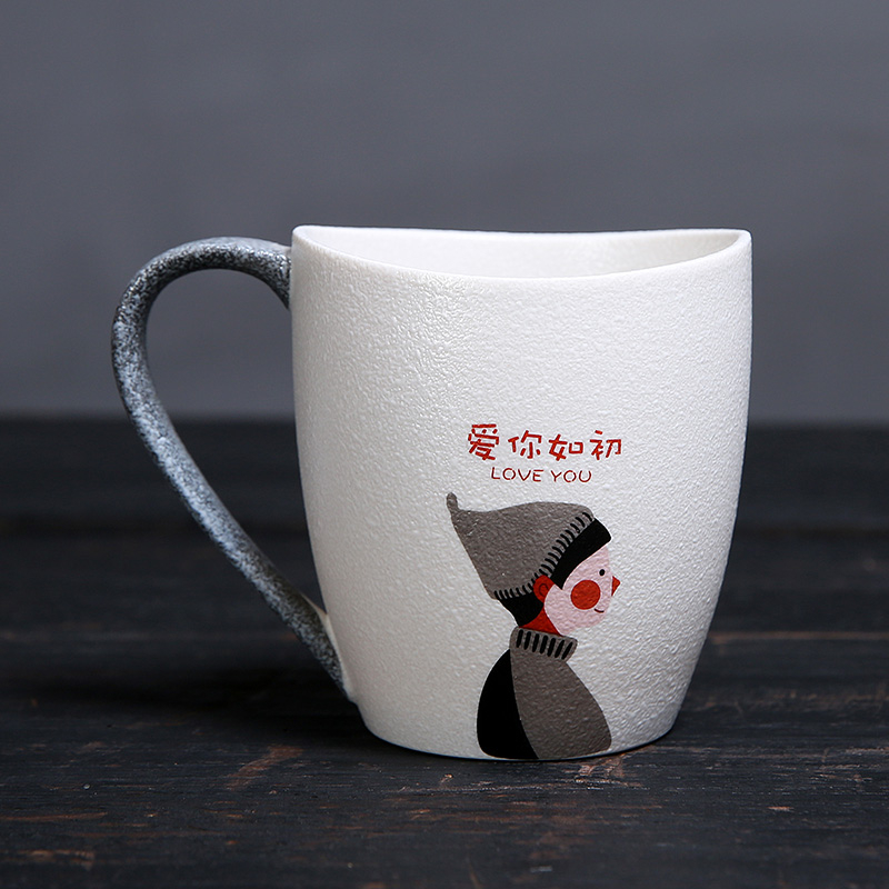 Europski minimalistički set čašica za četkicu i ispiranje usta za parove, keramički materijal