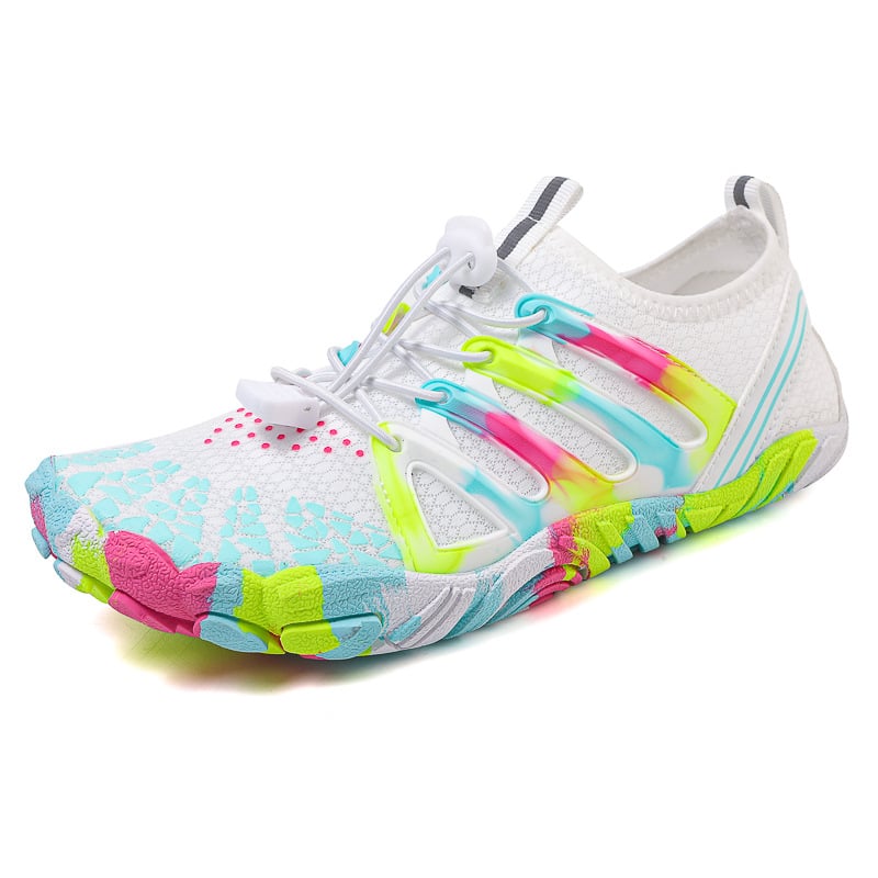 Cipele za riječni trek s prednjim vezivanjem, elastičan gornji dio, gumeni potplat otporan na trošenje, nizak profil