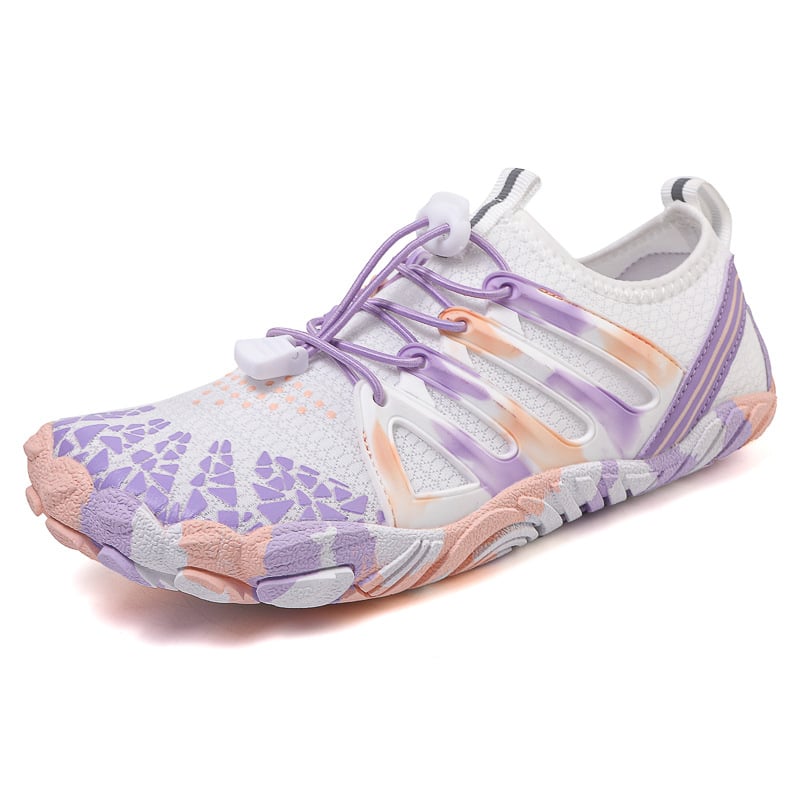 Cipele za riječni trek s prednjim vezivanjem, elastičan gornji dio, gumeni potplat otporan na trošenje, nizak profil