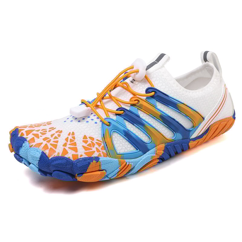 Cipele za riječni trek s prednjim vezivanjem, elastičan gornji dio, gumeni potplat otporan na trošenje, nizak profil