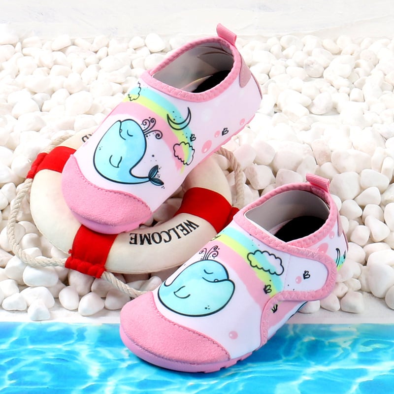 Plažne tenisice za djecu i odrasle – brzo se suše, protuklizne, Velcro zatvarač, niski gornji dio, gumeni potplat