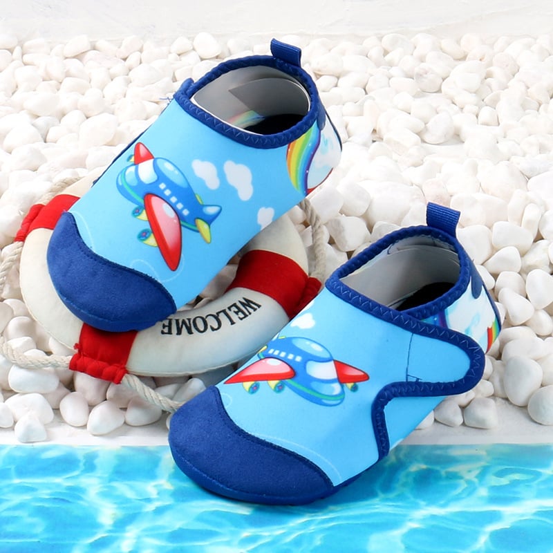 Plažne tenisice za djecu i odrasle – brzo se suše, protuklizne, Velcro zatvarač, niski gornji dio, gumeni potplat