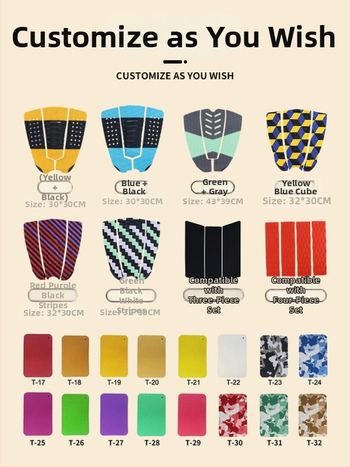 Αντιολισθητικό χαλάκι για σανίδα σερφ – Υλικό EVA – Κατάλληλο για όλους – Μάρκα Yi Yi