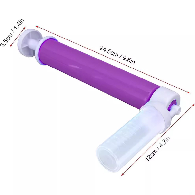 Dekorativni pištolj za krem tortu — PP materijal, ručni sprej za bojanje torti, alat za pečenje, moderni minimalistički dizajn