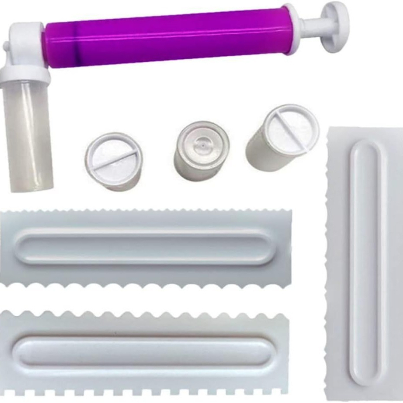 Dekorativni pištolj za krem tortu — PP materijal, ručni sprej za bojanje torti, alat za pečenje, moderni minimalistički dizajn