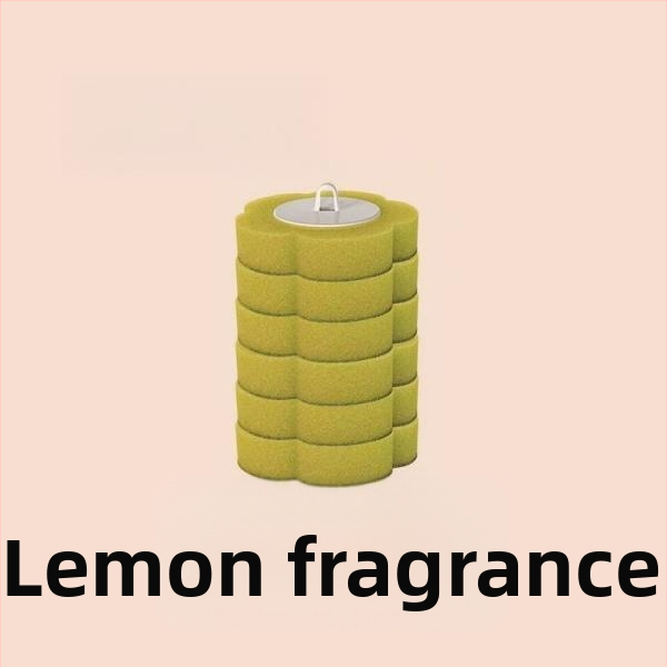 Egyszer használatos WC-kefe készlet, falra szerelhető, mosható, antibakteriális fejűek (24/48/72), illatok: citrom, levendula, óceán