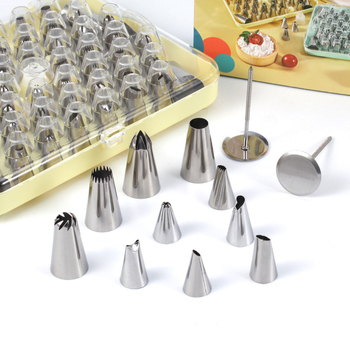 430 vrh za dekoriranje – set od 55 komada u luksuznoj poklon kutiji, PP materijal, za ukrašavanje torti