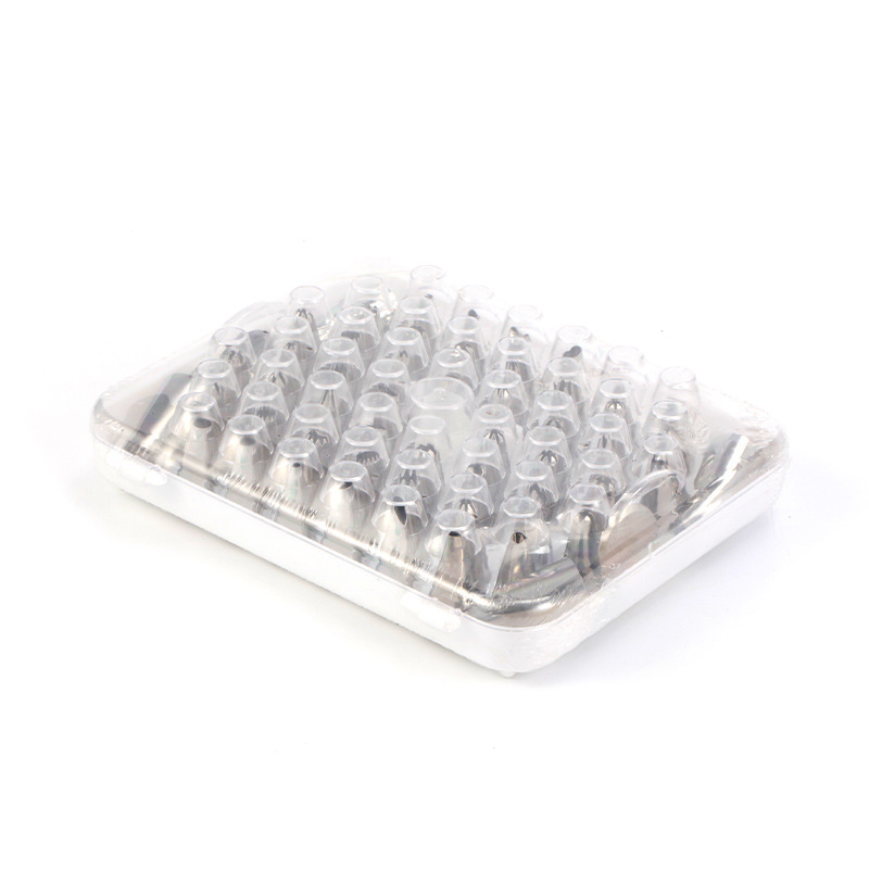 430 vrh za dekoriranje – set od 55 komada u luksuznoj poklon kutiji, PP materijal, za ukrašavanje torti