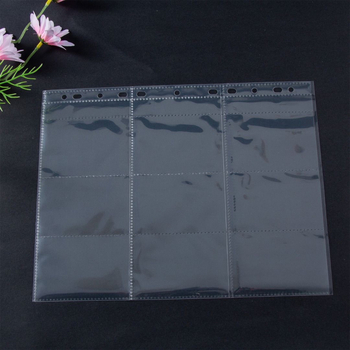 Pagină de albume pentru carduri K-pop, 11 găuri, compactă și durabilă