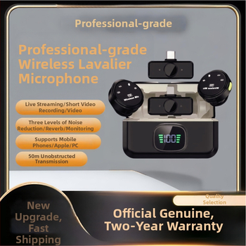 Λαβάλιερ μικρόφωνο για επαγγελματική εγγραφή και ζωντανή μετάδοση — Μοντέλο Q8, ενσωματωμένη μπαταρία 300–500 mAh, αυτονομία 3–6 ωρών, εύρος συχνοτήτων 20 Hz–20 kHz, SNR ≥70 dB