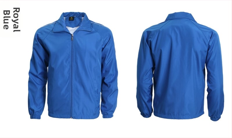 Palton tip windbreaker de lucru – stil lejer, lungime lungă, guler rever, închidere cu fermoar, țesătură densă