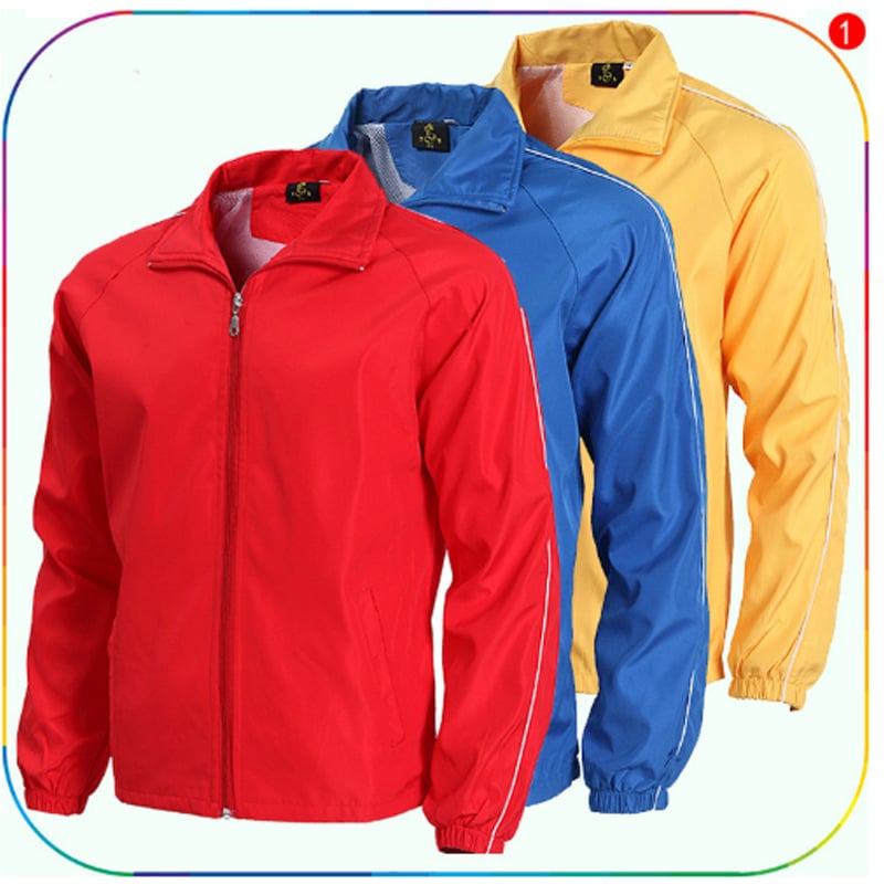 Palton tip windbreaker de lucru – stil lejer, lungime lungă, guler rever, închidere cu fermoar, țesătură densă