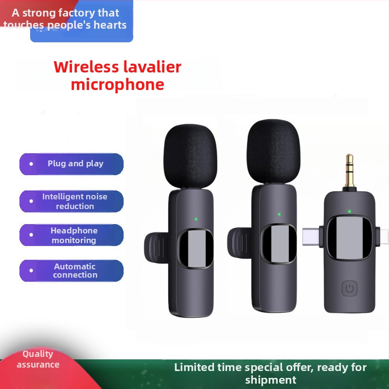 Klipový lavalier mikrofón – dynamická kapsula, potlačenie šumu, model K35, SNR ≥70 dB, prepniteľná smerovosť