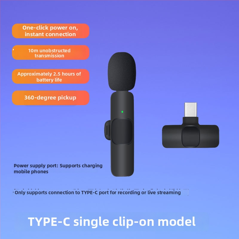 Klipový lavalier mikrofón – dynamická kapsula, potlačenie šumu, model K35, SNR ≥70 dB, prepniteľná smerovosť