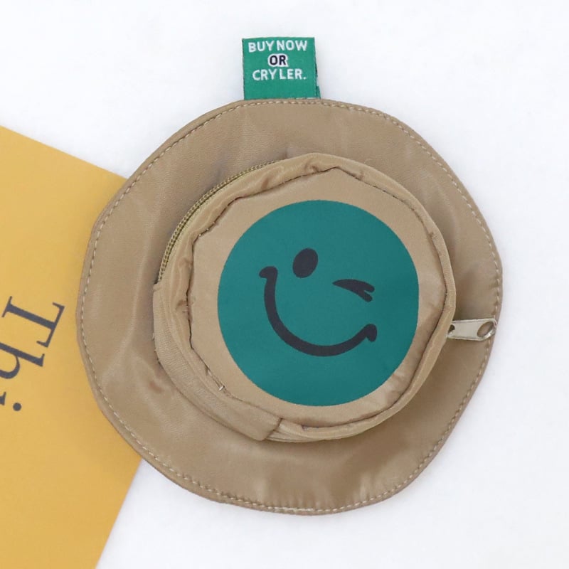 Huayang Portofel pentru Monede, Poliester, Model Zâmbet, Stil Urban Minimalist, Unisex, Căptușit cu Oxford