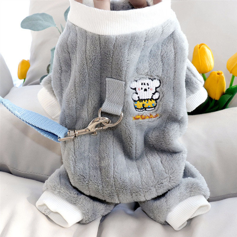 Дрехи за кучета – полиестер, ежедневен стил, универсална кройка, зимно облекло за домашни любимци