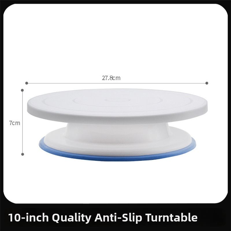 Beike plastični okretni tanjur za ukrašavanje torti – okrugli, ručni, komplet za pečenje