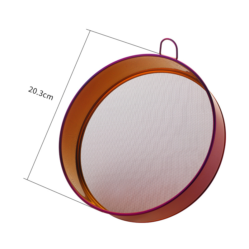 Baida 304 ανοξείδωτος χάλυβας κόσκινο αλεύρου – χειροκίνητο φίλτρο κουζίνας με πλέγμα, εργαλείο αρτοποιίας, μοντέρνο στυλ