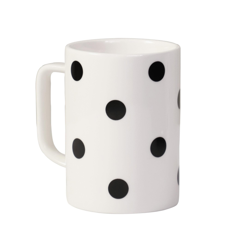 Keramička čašica za četkicu i ispiranje usta s točkastim uzorkom za parove, namijenjena studentskom domu