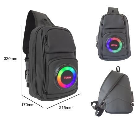 Rucsac multifuncțional cu difuzor Bluetooth și baterie încorporată - Bluetooth 5.3, 10W, 2000–4000mAh, 40Hz–20kHz, SNR ≥85dB
