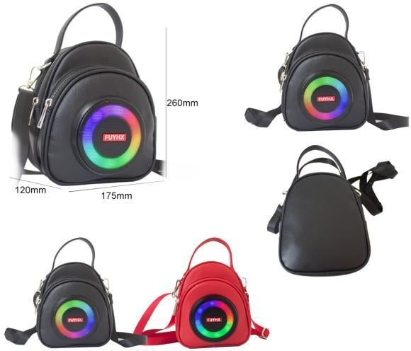 Rucsac multifuncțional cu difuzor Bluetooth și baterie încorporată - Bluetooth 5.3, 10W, 2000–4000mAh, 40Hz–20kHz, SNR ≥85dB