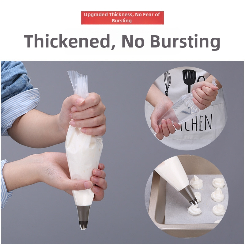 Set ukrasnih vrećica za pečenje — materijali: PE, prehrambena silikonska, PP; namjena: pečenje; stil: moderan minimalistički