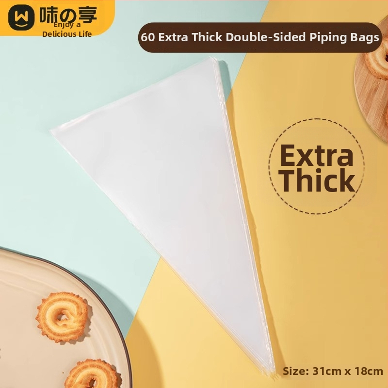 Set ukrasnih vrećica za pečenje — materijali: PE, prehrambena silikonska, PP; namjena: pečenje; stil: moderan minimalistički