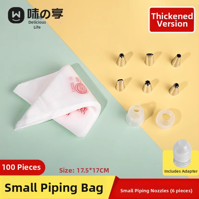 Set ukrasnih vrećica za pečenje — materijali: PE, prehrambena silikonska, PP; namjena: pečenje; stil: moderan minimalistički