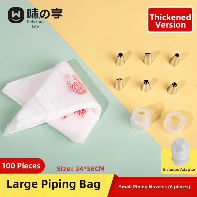 Set ukrasnih vrećica za pečenje — materijali: PE, prehrambena silikonska, PP; namjena: pečenje; stil: moderan minimalistički