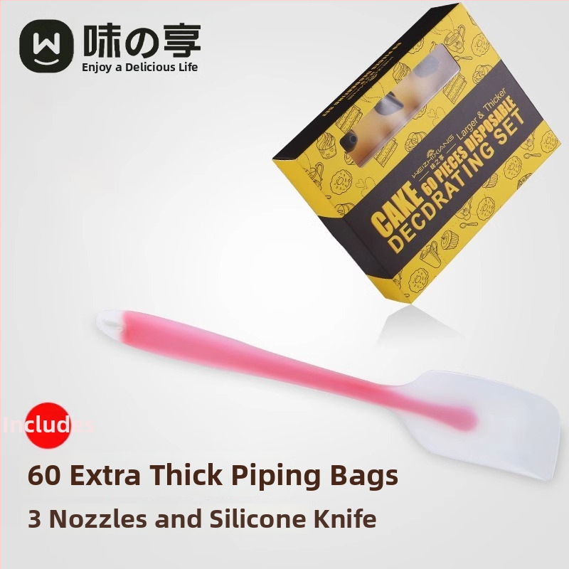 Set ukrasnih vrećica za pečenje — materijali: PE, prehrambena silikonska, PP; namjena: pečenje; stil: moderan minimalistički